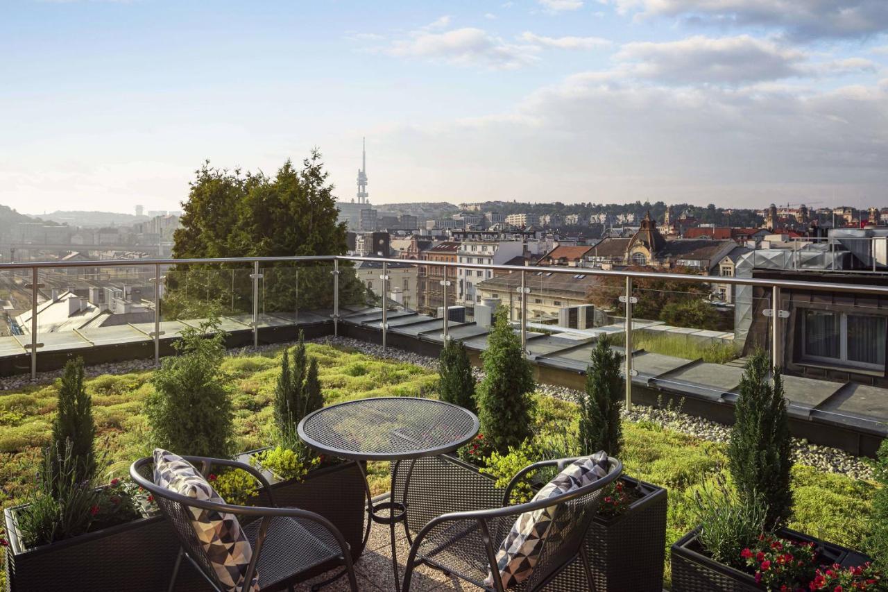 Prague Marriott Hotel Ngoại thất bức ảnh The rooftop garden
