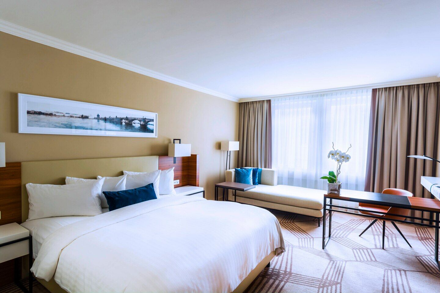 Prague Marriott Hotel Phòng bức ảnh A room at the hotel